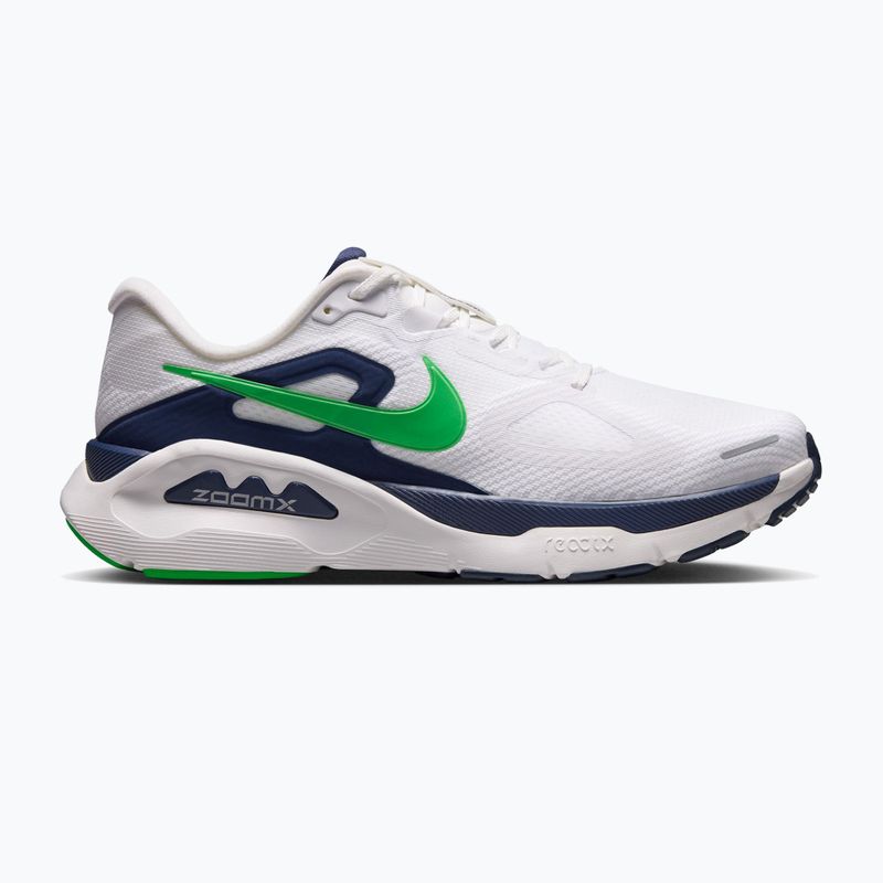 Buty do biegania męskie Nike Structure Plus white/midnight navy/green spark 8
