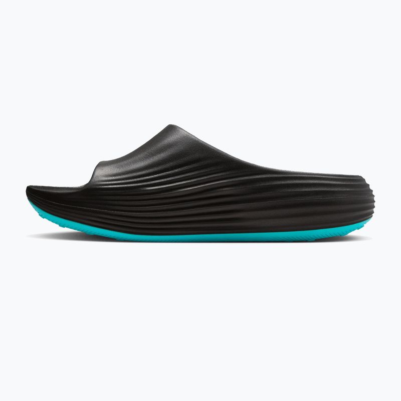 Klapki męskie Nike ReactX Rejuven8 black/gamma blue/metallic silver 9