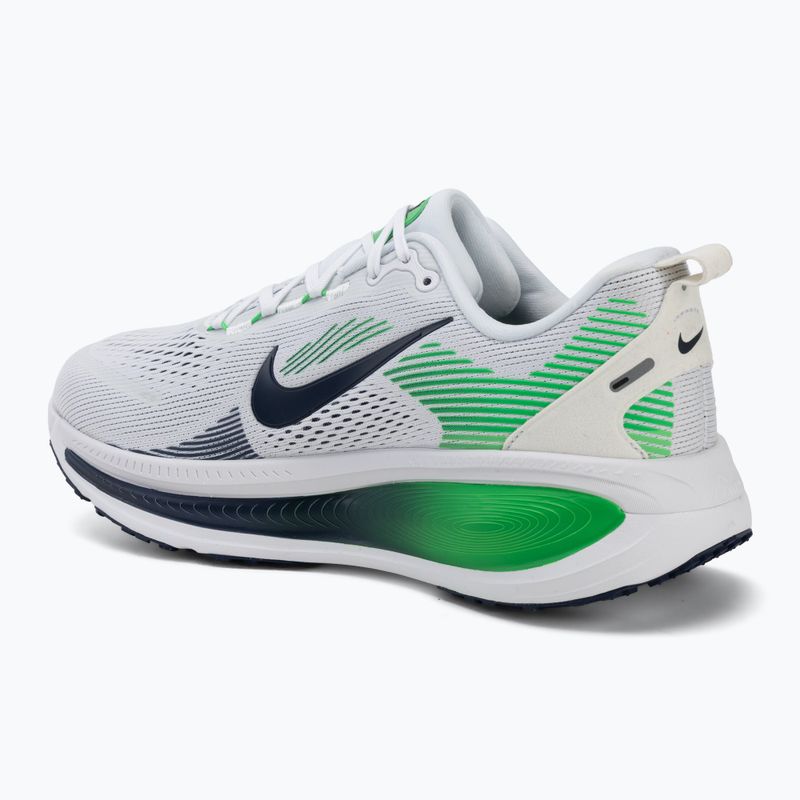 Buty do biegania męskie Nike Vomero 18 white/green spark/midnight navy 3