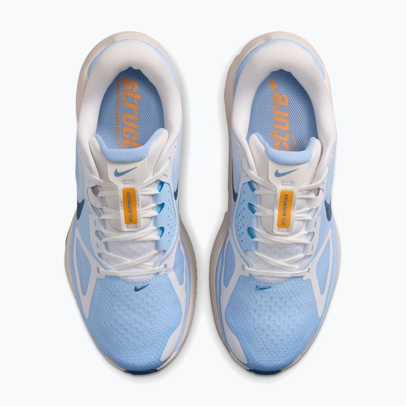 Buty do biegania damskie Nike Structure Plus white/aluminum/sundial/mystic navy 12