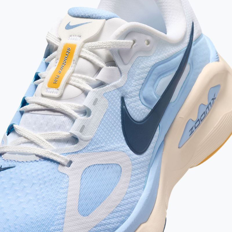 Buty do biegania damskie Nike Structure Plus white/aluminum/sundial/mystic navy 14