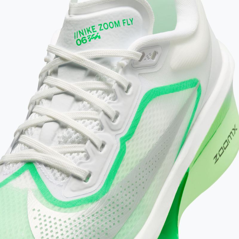 Buty do biegania damskie Nike Zoom Fly 6 white/illusion green/metallic silver 7