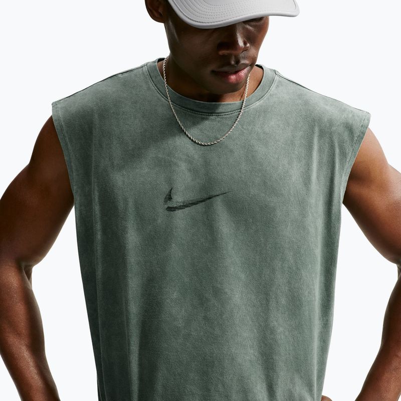 Koszulka treningowa męska Nike Sleeveless T-Shirt camo green/light army 3
