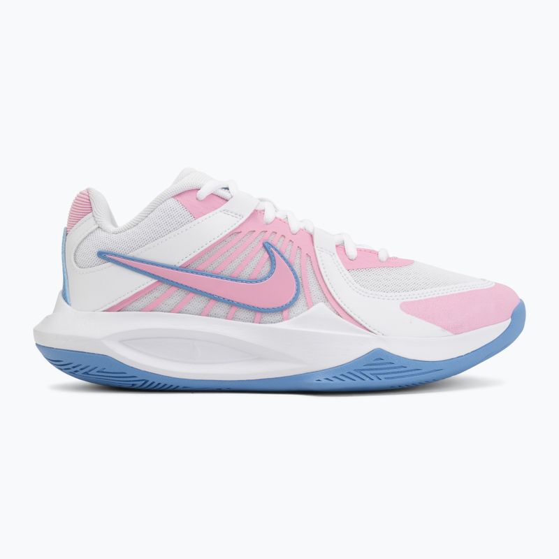 Buty do siatkówki Nike Zoom Hyperspeed Court 2 white/pink rise/valor blue 2