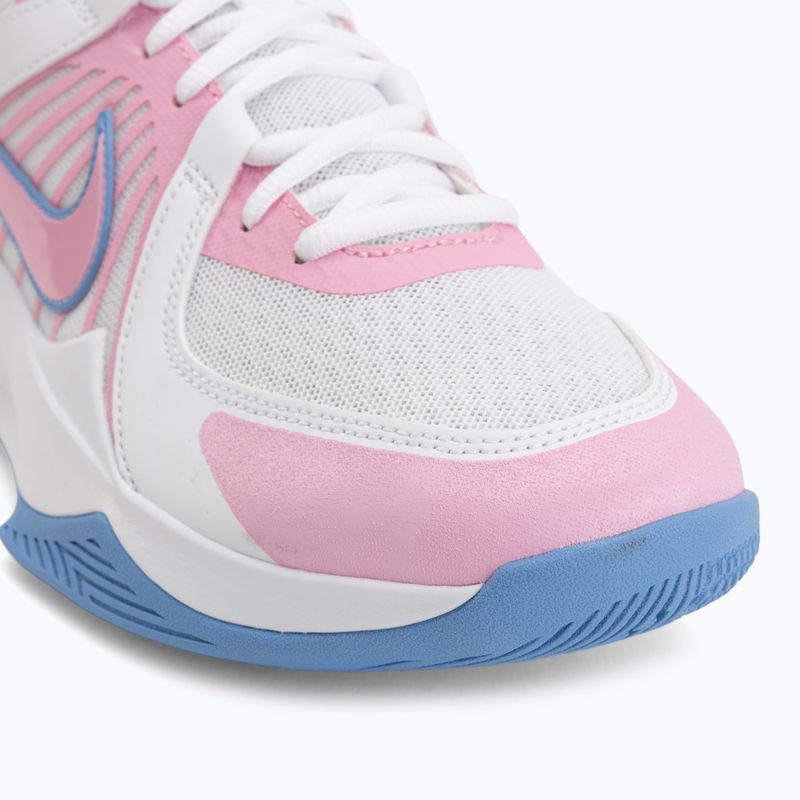 Buty do siatkówki Nike Zoom Hyperspeed Court 2 white/pink rise/valor blue 7