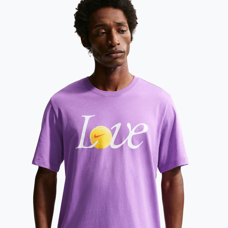 Koszulka tenisowa męska Nike Court Love bright violet 4