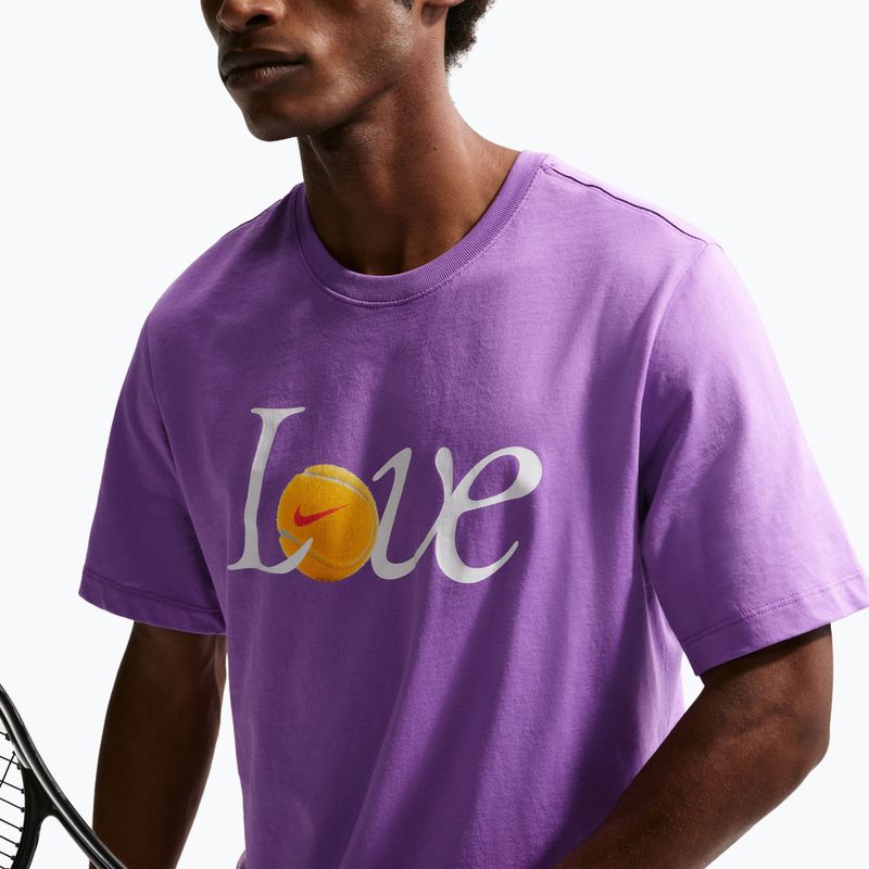 Koszulka tenisowa męska Nike Court Love bright violet 5