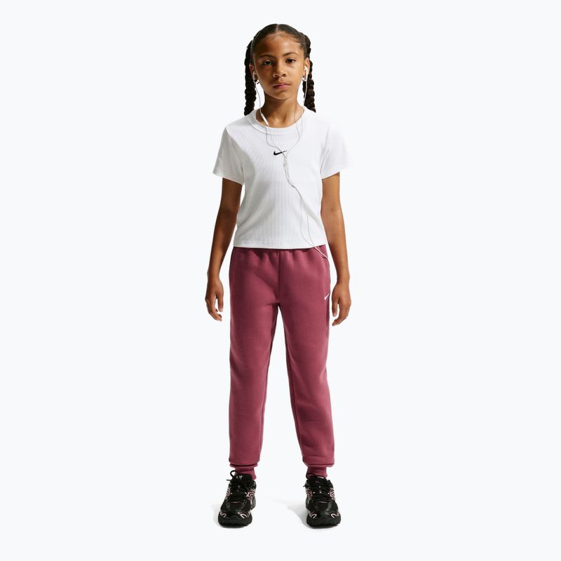 Spodnie dziecięce Nike Sportswear Studio pink smoke/white 2