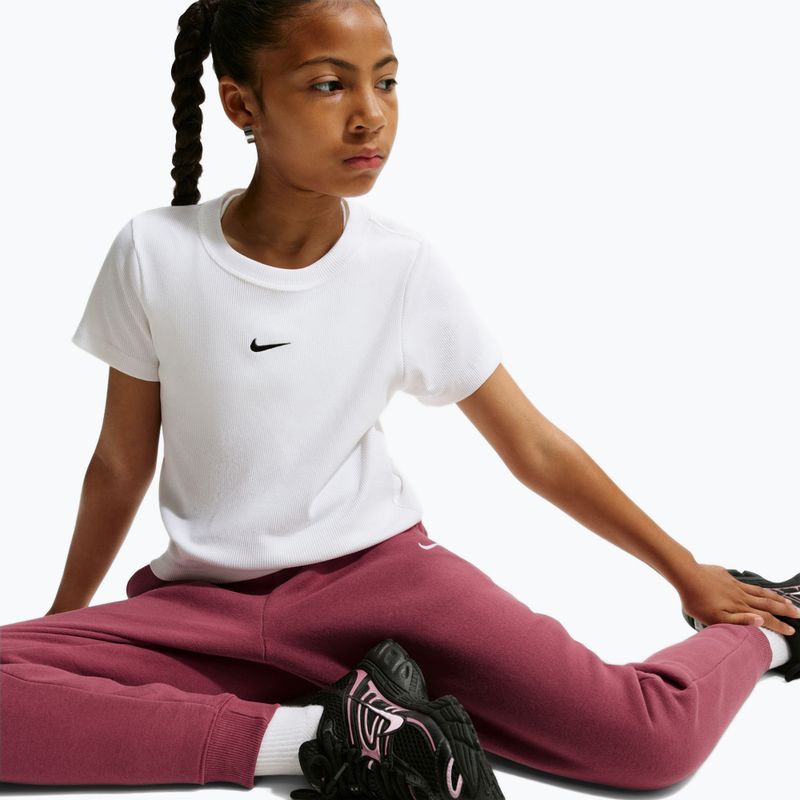 Spodnie dziecięce Nike Sportswear Studio pink smoke/white 7