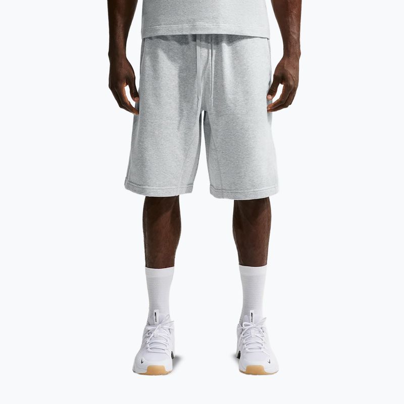 Spodenki treningowe męskie Nike N.A.C. light smoke grey/heather/light smoke grey