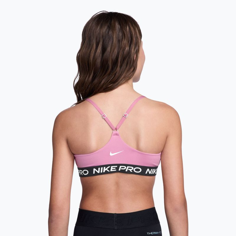 Biustonosz dziewczęcy Nike Pro Pink Rise 2