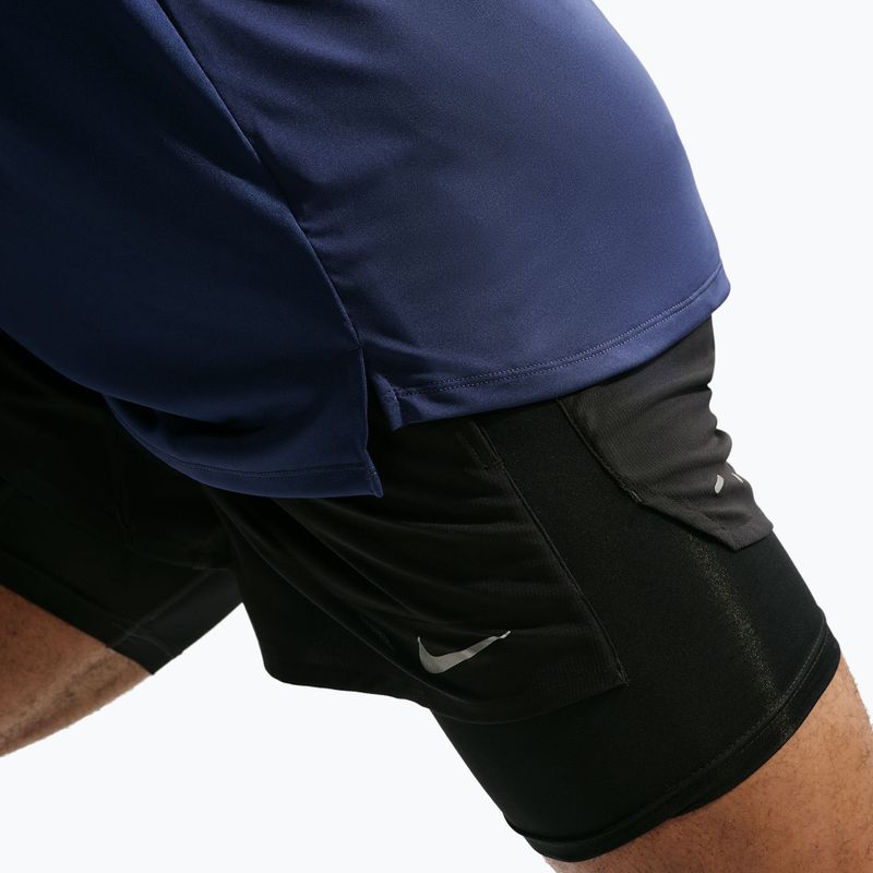 Longsleeve do biegania męski Nike Stride Dri-Fit ADV Midnight Navy 7