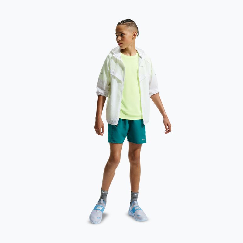 Spodenki dziecięce Nike Miler bright spruce/energy 2