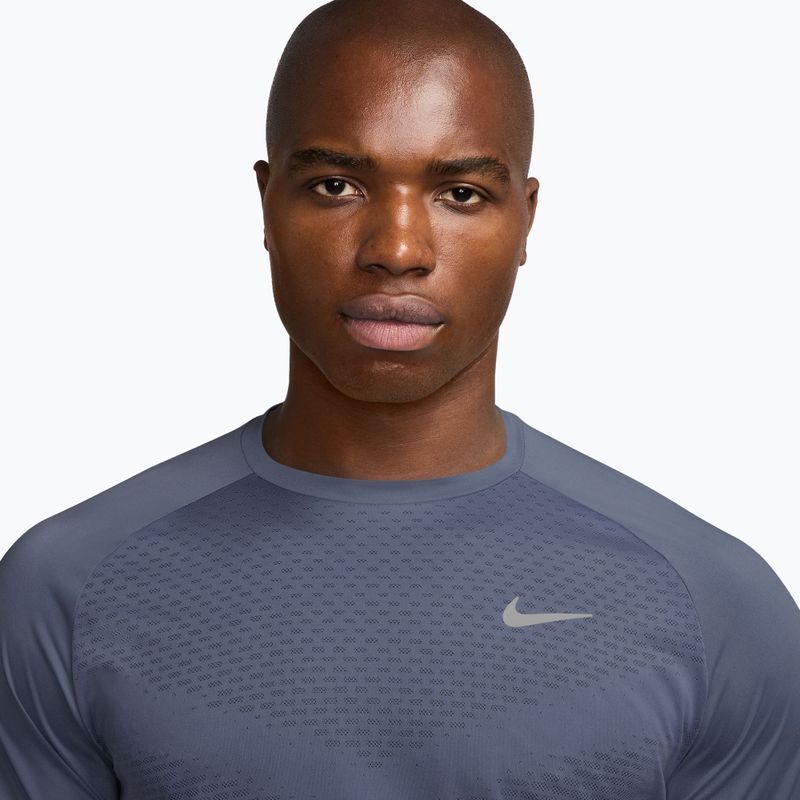 Koszulka do biegania męska Nike Stride diffused blue 3