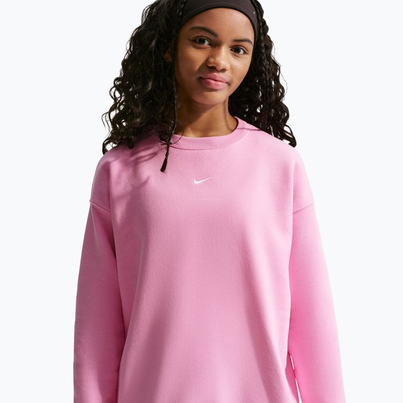 Bluza dziecięca Nike Sportswear Studio pink rise/white 4