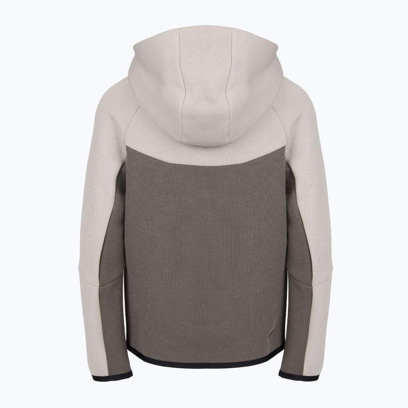 Bluza dziecięca Nike Sportswear Tech Fleece moon particle/cave stone/black/black 2