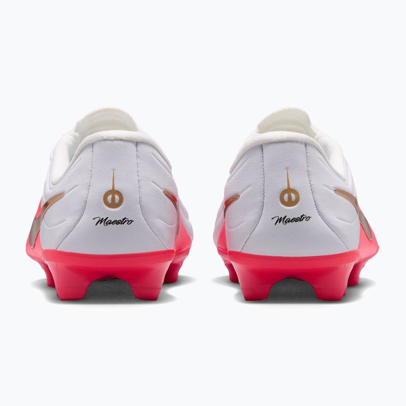 Buty piłkarskie dziecięce Nike Jr. Tiempo Maestro Academy white/bright crimson/blur 9