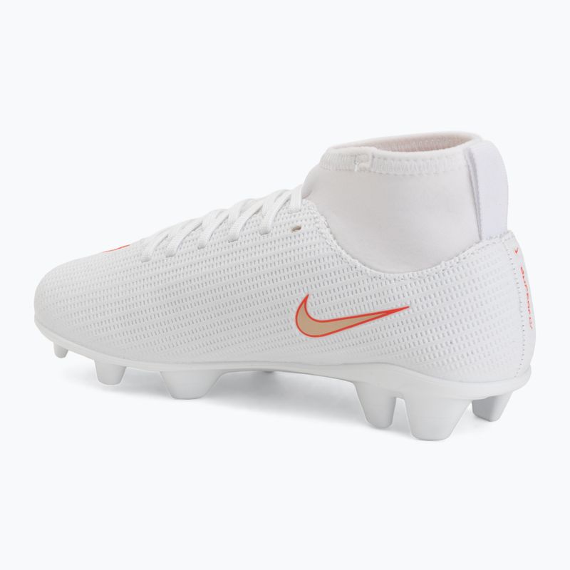 Buty piłkarskie dziecięce Nike Jr. Mercurial Superfly 11 Club white/bright crimson/blur 3