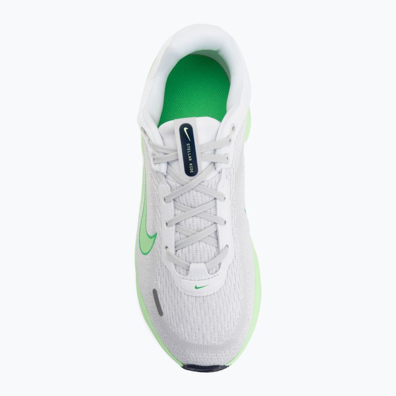 Buty do biegania Nike Stellar Ride white/photon dust/illusion green 5