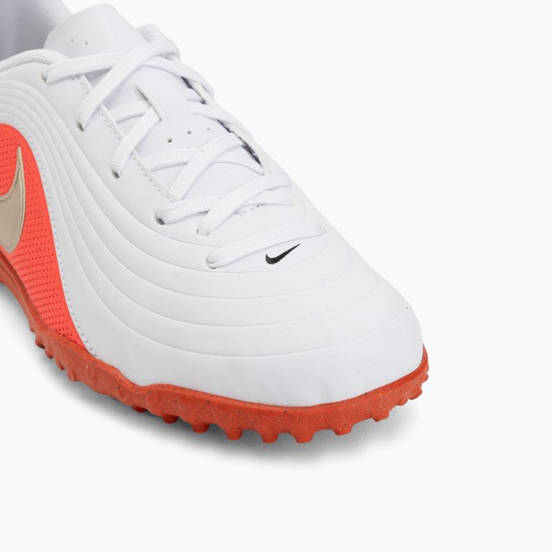 Buty piłkarskie dziecięce Nike Jr. Tiempo Maestro Club White/Bright Crimson/Blur 7