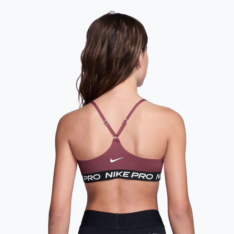 Biustonosz dziewczęcy Nike Pro Pink Smoke 2