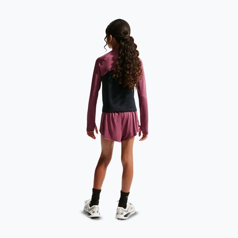 Spodenki dziecięce Nike Pro pink smoke/black/white 3