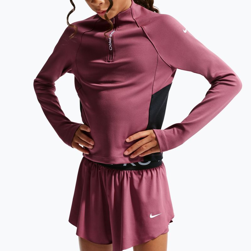 Spodenki dziecięce Nike Pro pink smoke/black/white 4