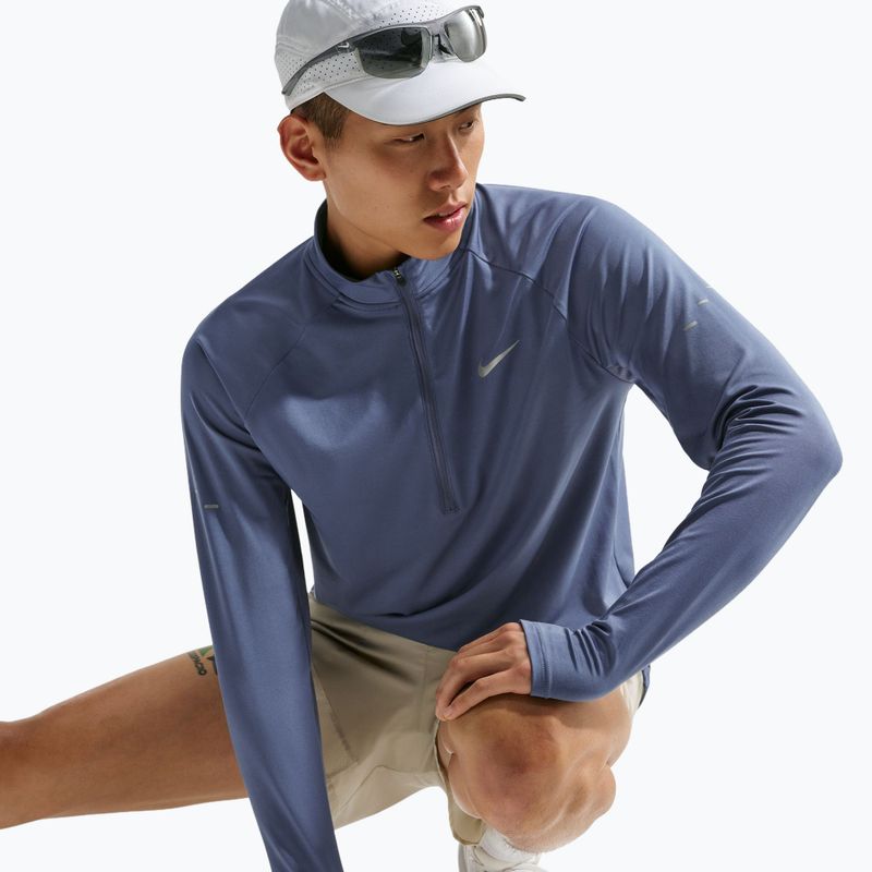 Bluza do biegania męska Nike Stride 1/4 Zip Dri-Fit diffused blue 5