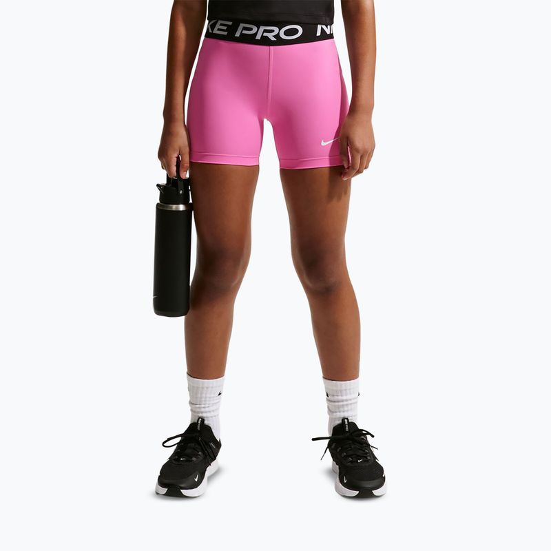 Spodenki dziecięce Nike Pro playful pink/white
