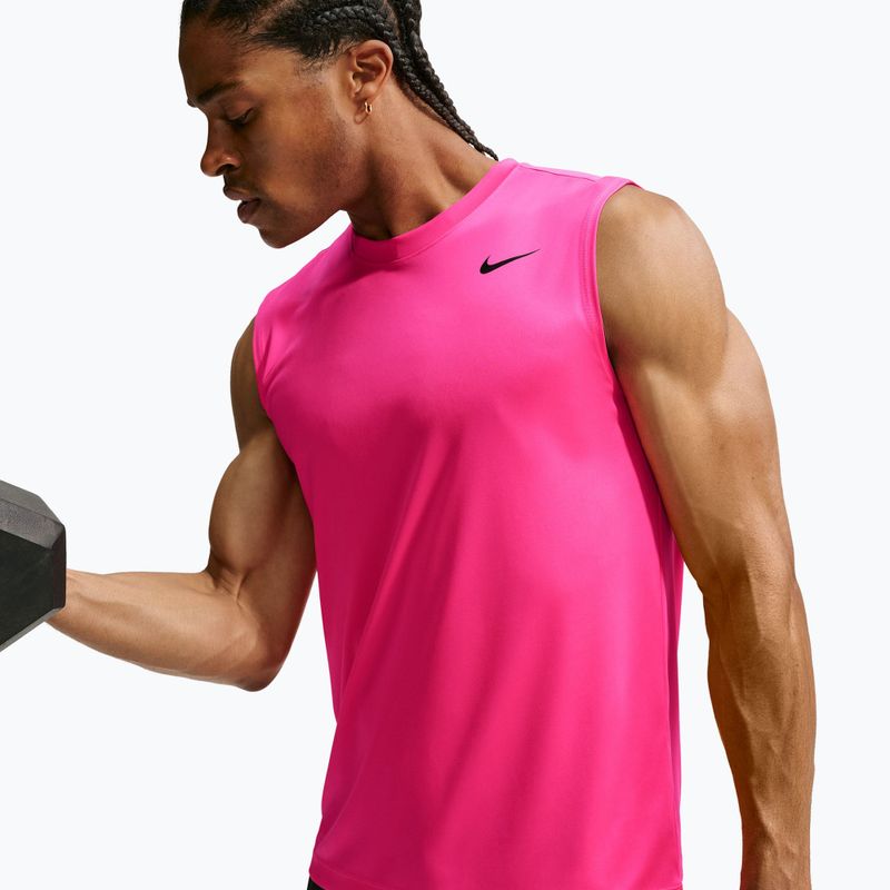 Koszulka treningowa męska Nike Dri-FIT Sleeveless Training Top hyper pink/black 5