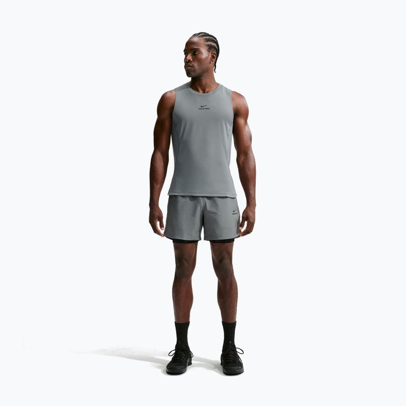 Koszulka treningowa męska Nike Pro smoke grey/black 7