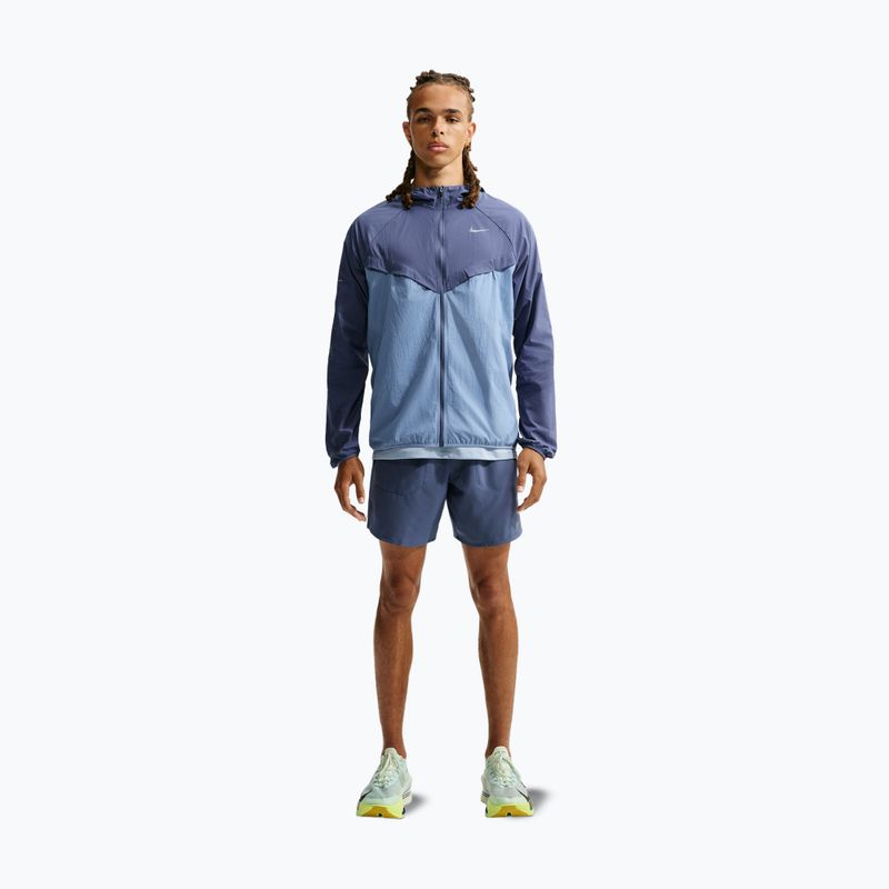 Spodenki do biegania męskie Nike Stride Dri-Fit Brief-Lined 7" diffused blue 2