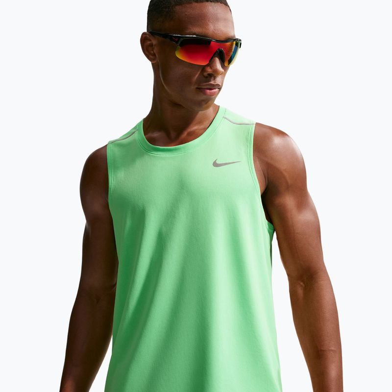 Koszulka do biegania męska Nike Miler illusion green 4