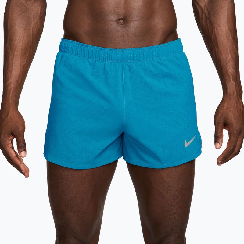 Spodenki do biegania męskie Nike Fast light current blue/black
