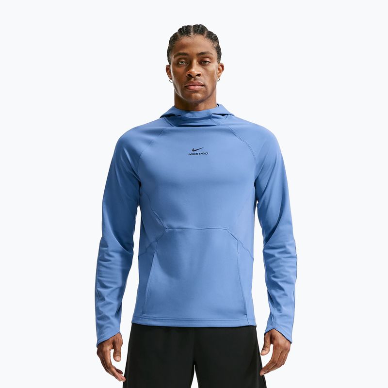 Bluza treningowa męska Nike Pro Indigo Storm/Black