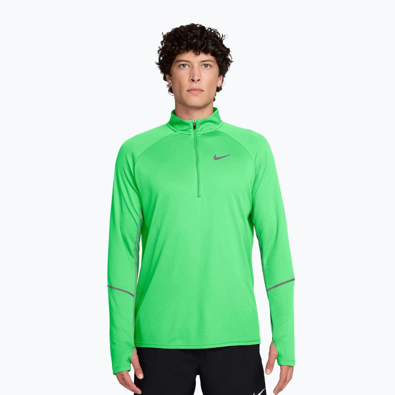 Bluza do biegania męska Nike Miler Dri-Fit UV 1/2 Zip illusion green