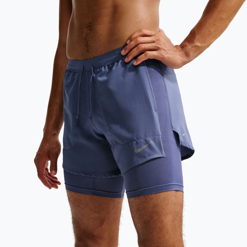Spodenki do biegania męskie Nike Stride diffused blue 5