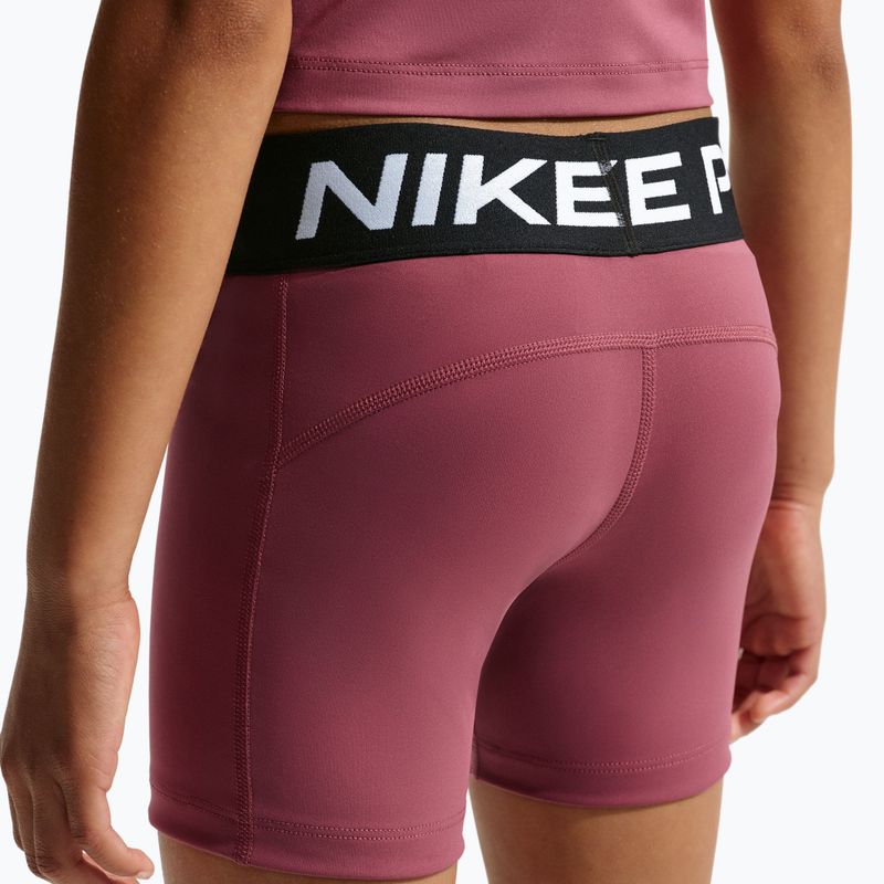 Spodenki dziecięce Nike Pro pink smoke/white 6