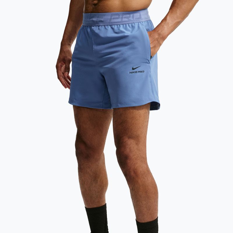Spodenki treningowe męskie Nike Pro Training indigo storm/black 3