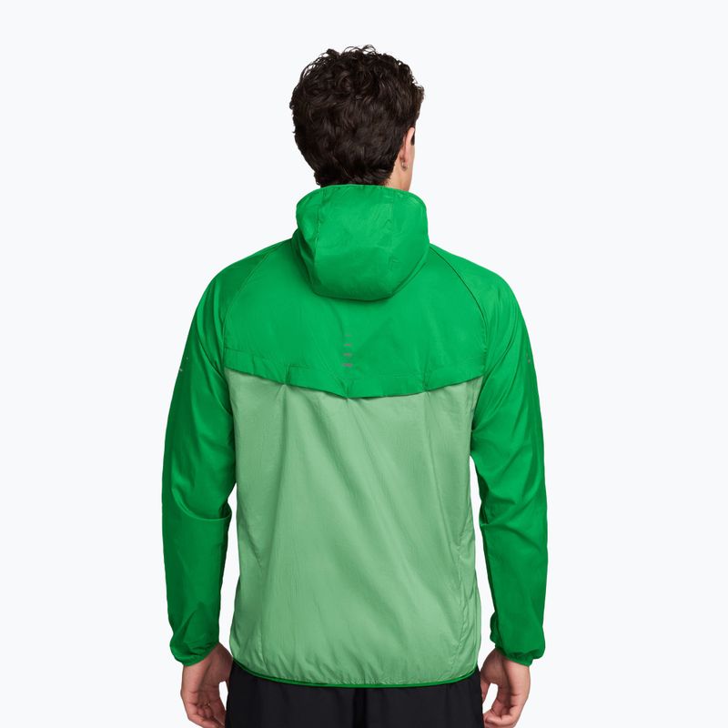 Kurtka do biegania męska Nike Stride green spark 2