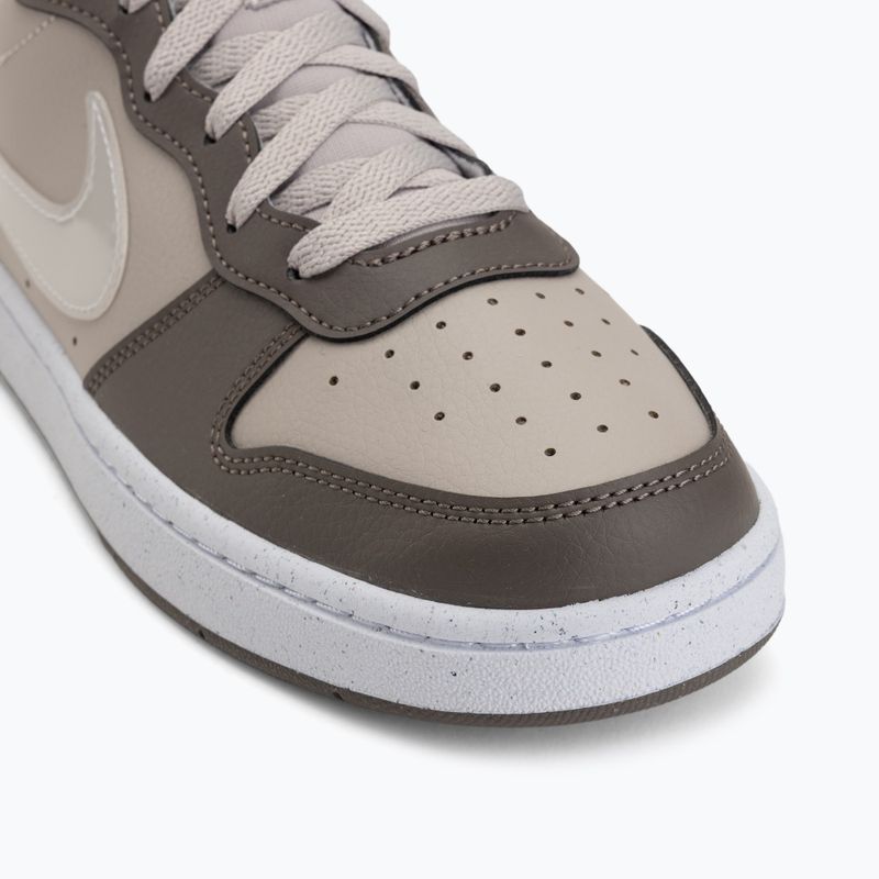 Buty Nike Court Borough Low moon particle/cave stone/white/white 7