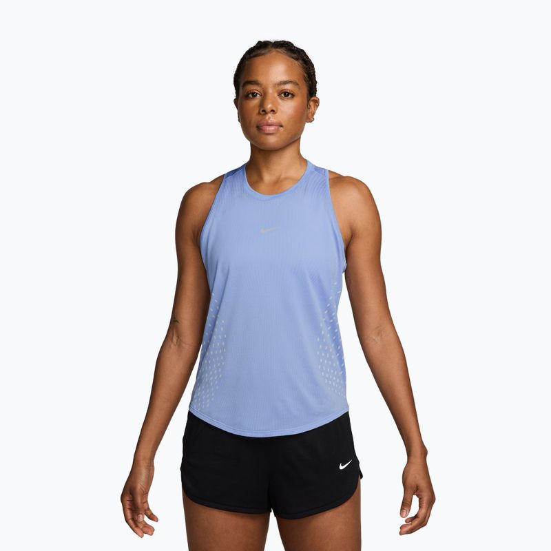 Koszulka do biegania damska Nike Swift Aero-Fit Tank Top aluminum/pure platinum
