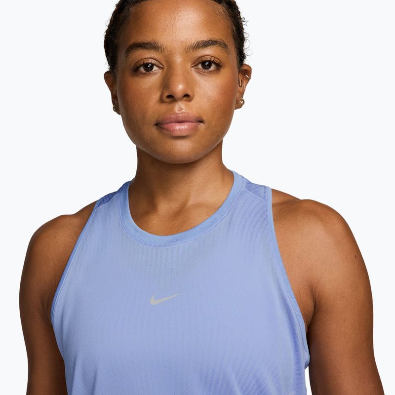 Koszulka do biegania damska Nike Swift Aero-Fit Tank Top aluminum/pure platinum 3