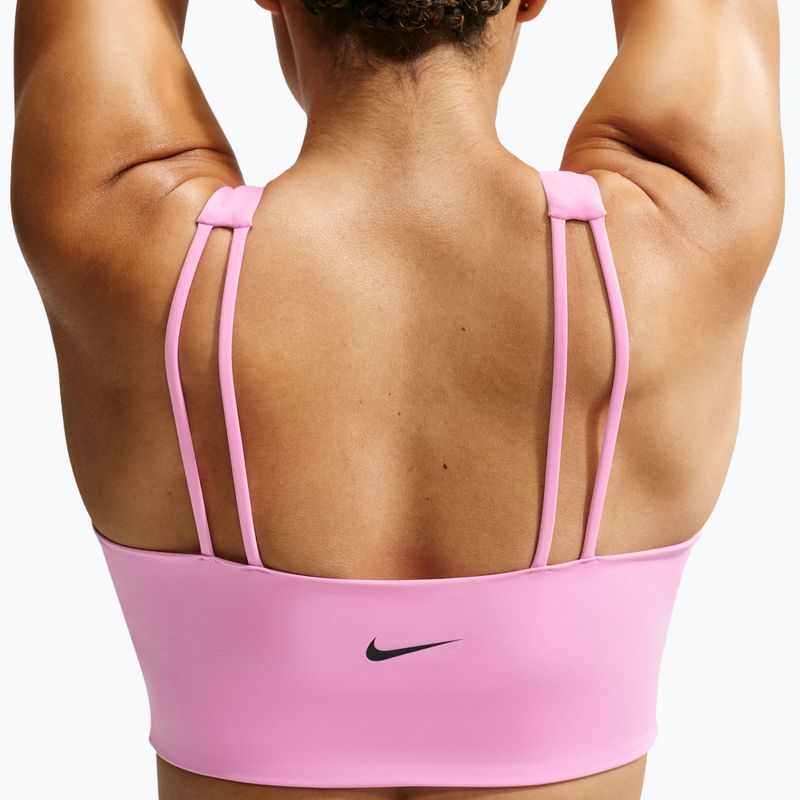 Biustonosz treningowy Nike Pro Sculpt pink rise/black 4