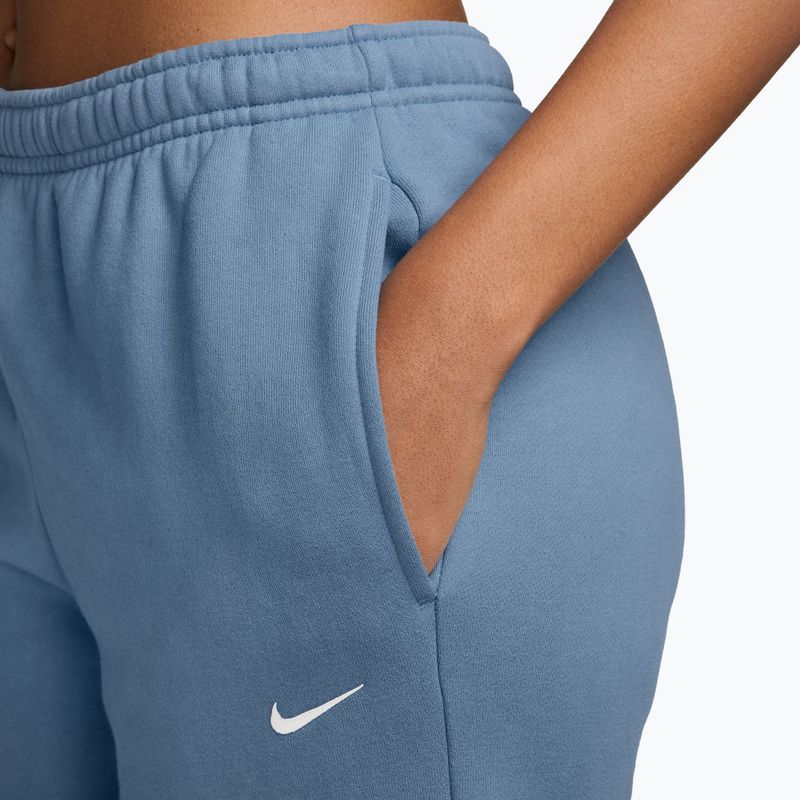 Spodnie damskie Nike Studio Fleece work blue/sail 3