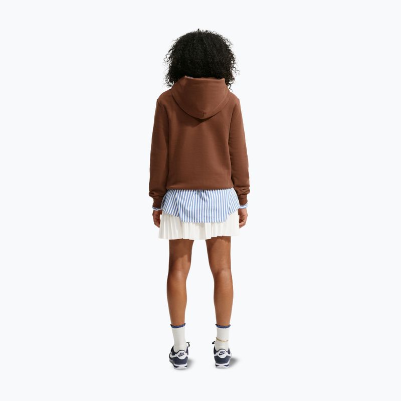 Bluza damska Nike Studio Fleece cacao wow/sail 3