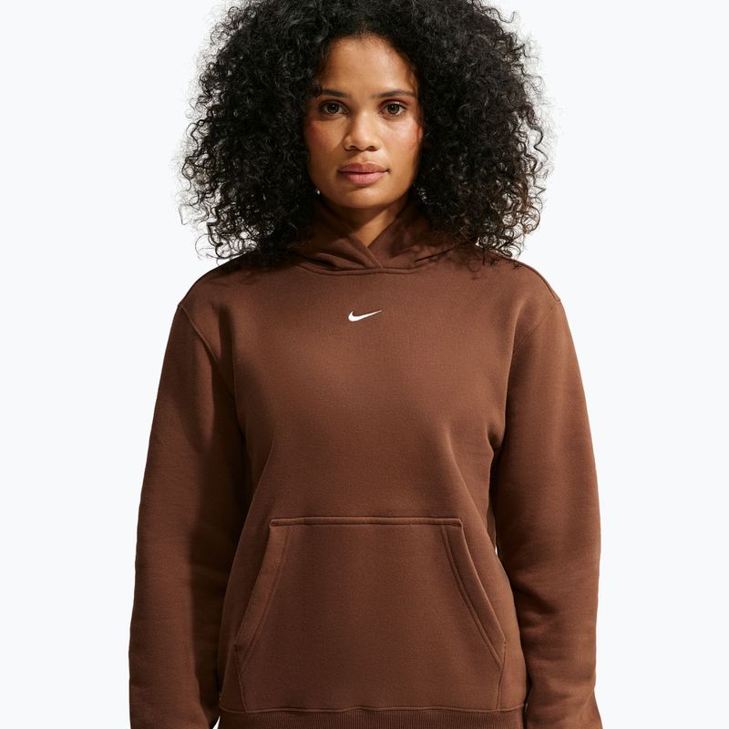 Bluza damska Nike Studio Fleece cacao wow/sail 5