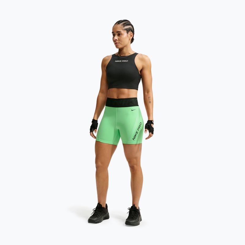 Spodenki treningowe damskie Nike Pro Sculpt illusion green/cucumber calm/black/black 2