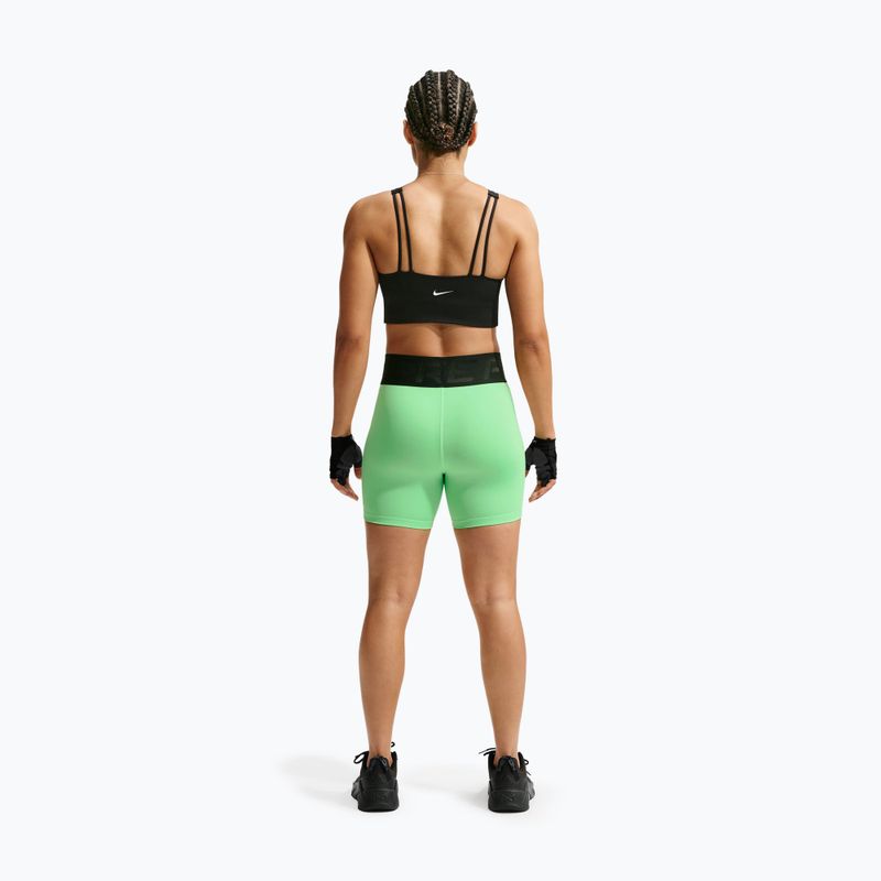 Spodenki treningowe damskie Nike Pro Sculpt illusion green/cucumber calm/black/black 3