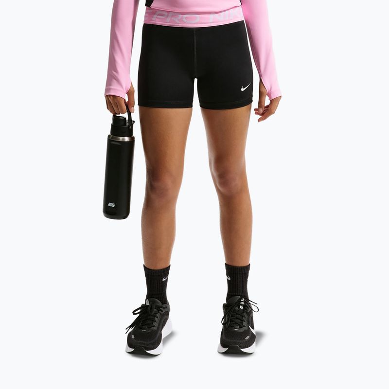 Spodenki dziecięce Nike Pro black/pink rise/white 7